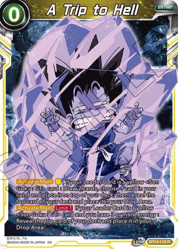 A Trip to Hell (BT14-118), Cross Spirits — DB Super card price