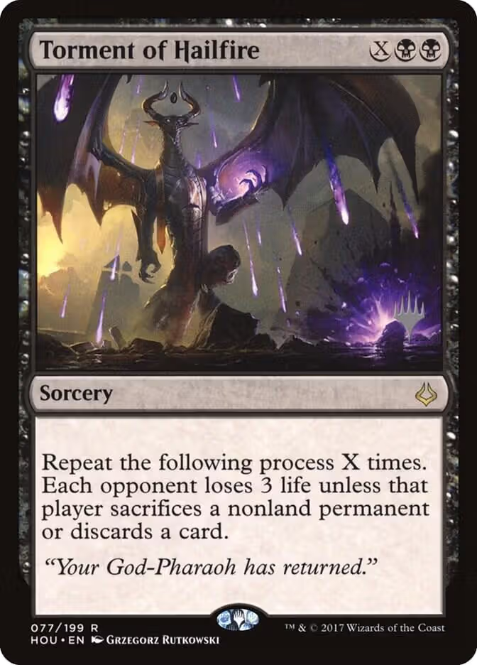 Torment of Hailfire (77), Promo Pack: Adventures in the Forgotten Realms — Magic card price