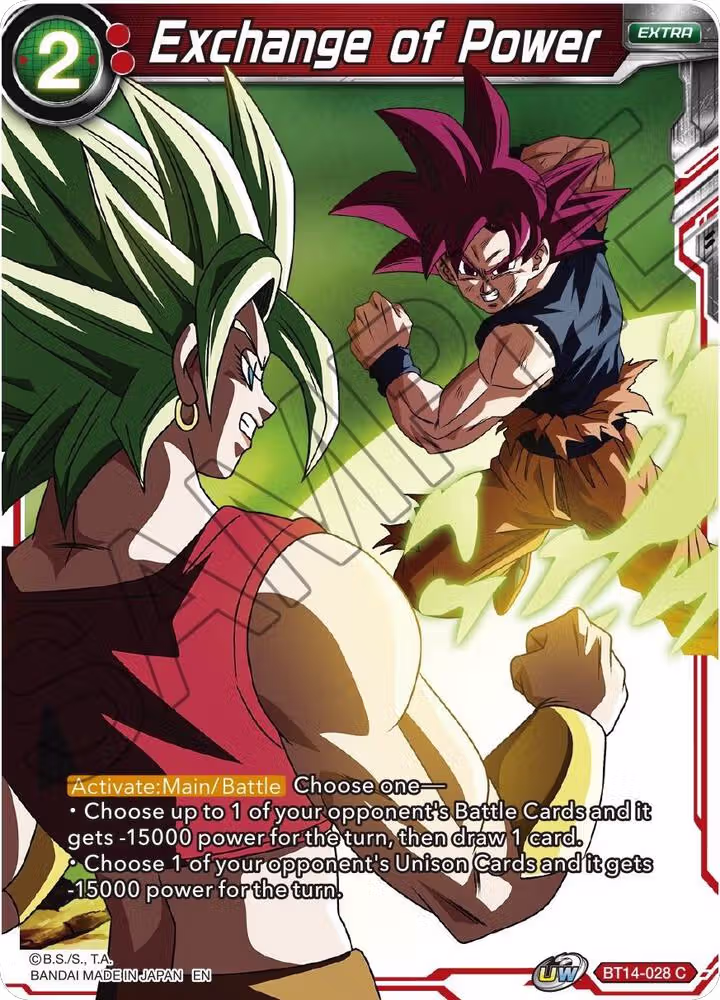 Exchange of Power (BT14-028), Cross Spirits — DB Super card price