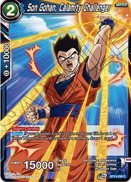 Son Gohan, Calamity Challenger (BT14-038), Cross Spirits — DB Super card price