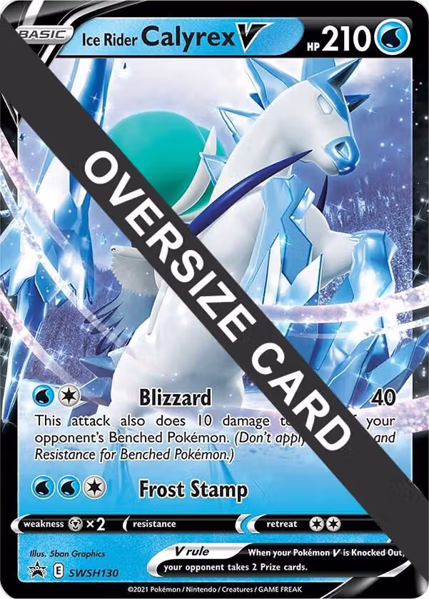 Ice Rider Calyrex V - SWSH130 (SWSH130), Jumbo Cards — Pokémon card price