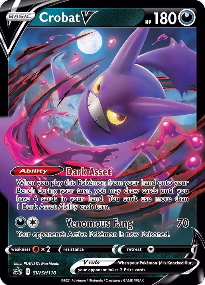 Crobat V - SWSH110 (SWSH110), Sword & Shield Promo Cards — Pokémon card price