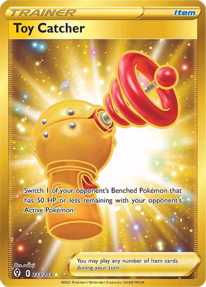 Toy Catcher (Secret) (233/203), Evolving Skies — Pokémon card price
