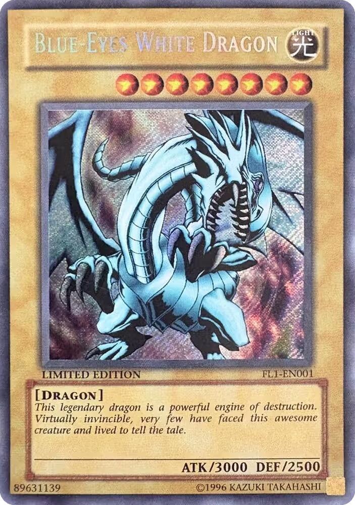 Blue-Eyes White Dragon (FL1-EN001), Forbidden Legacy — Yu-Gi-Oh! card price