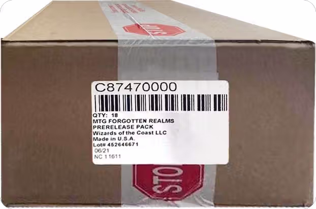 Adventures in the Forgotten Realms - Prerelease Pack Case, Adventures in the Forgotten Realms — Magic sealed product price