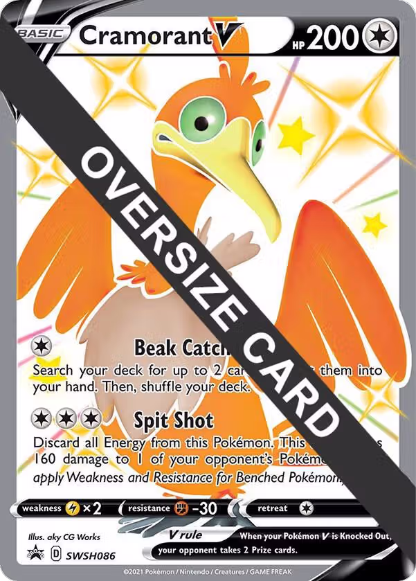 Cramorant V - SWSH086 (SWSH086), Jumbo Cards — Pokémon card price