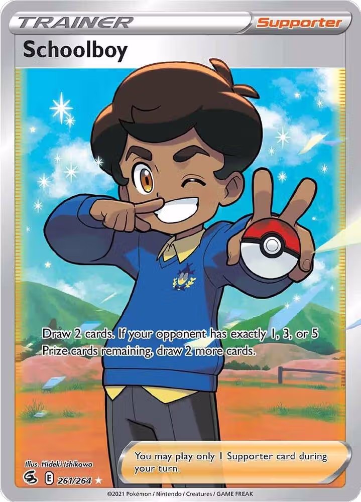 Schoolboy (Full Art) (261/264), Fusion Strike — Pokémon card price