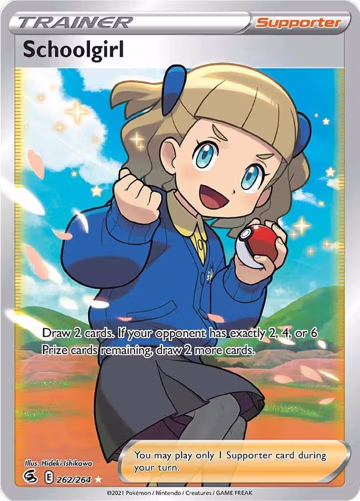 Schoolgirl (Full Art) (262/264), Fusion Strike — Pokémon card price