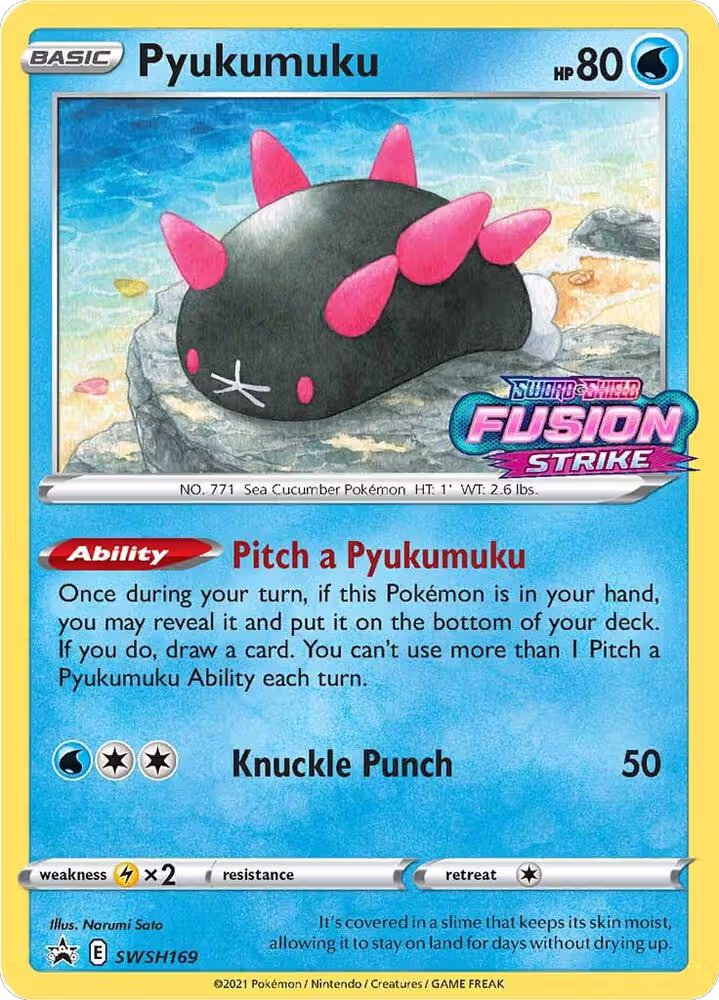 Pyukumuku - SWSH169 (Prerelease) (SWSH169), Sword & Shield Promo Cards — Pokémon card price