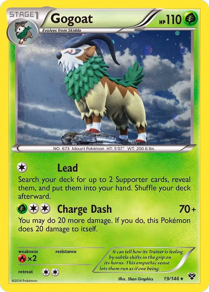Gogoat - 19/146 (Cosmos Holo) (019/146), Blister Exclusives — Pokémon card price