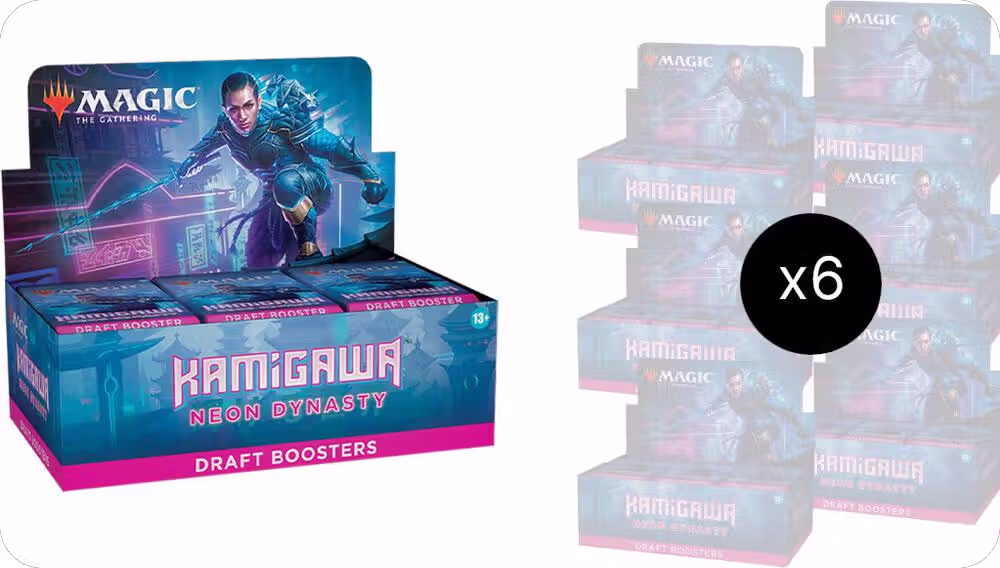Kamigawa: Neon Dynasty - Draft Booster Box Case, Kamigawa: Neon Dynasty — Magic sealed product price