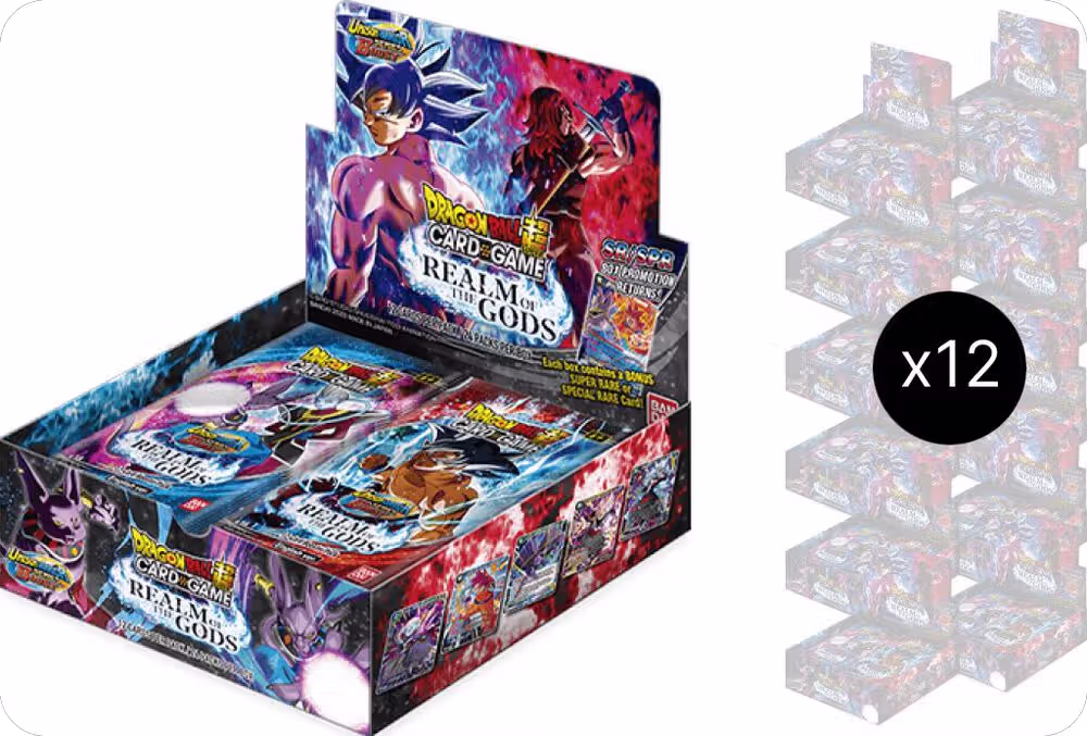 Realm of the Gods Booster Box Case, Realm of the Gods — DB Super card price