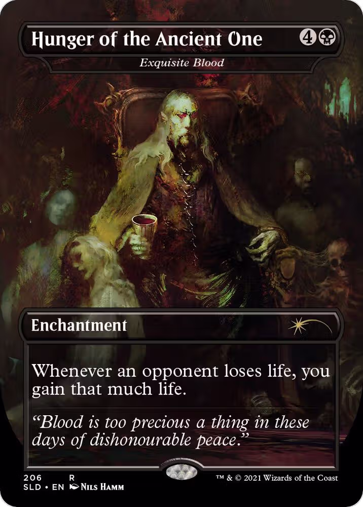 Hunger of the Ancient One - Exquisite Blood (206), Secret Lair Drop Series — Magic card price
