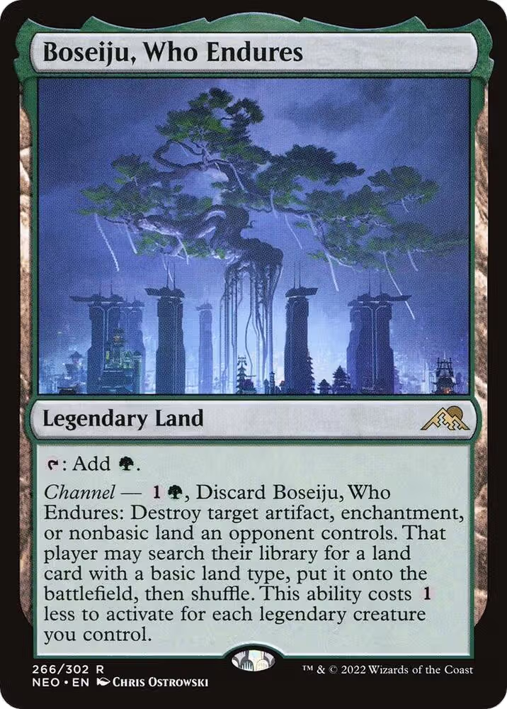 Boseiju, Who Endures (266), Kamigawa: Neon Dynasty — Magic card price