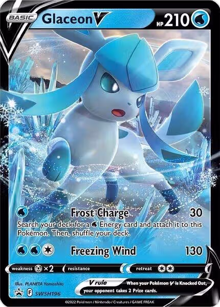Glaceon V - SWSH196 (SWSH196), Sword & Shield Promo Cards — Pokémon card price