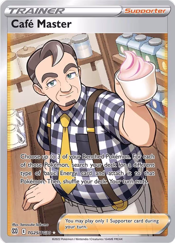Cafe Master (TG25/TG30), Brilliant Stars Trainer Gallery — Pokémon card price