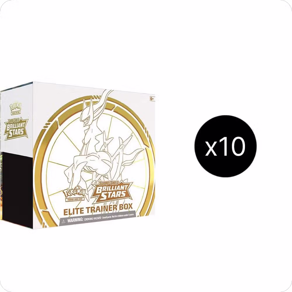 Brilliant Stars Elite Trainer Box Case, Brilliant Stars — Pokémon sealed product price