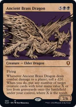 Ancient Brass Dragon (Showcase) (389), Commander Legends: Battle for Baldur's Gate — Magic card price