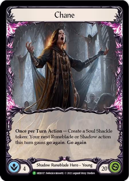 Chane - HER037 (HER037), Flesh and Blood: Promo Cards — Flesh & Blood card price