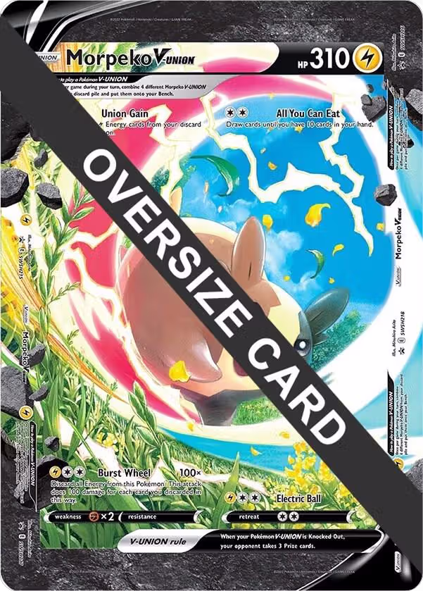 Morpeko V-UNION (SWSH215-218), Jumbo Cards — Pokémon card price