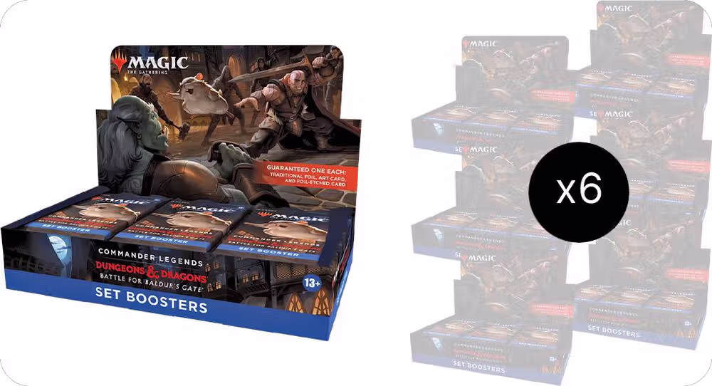 Commander Legends: Battle for Baldur's Gate - Set Booster Box Case, Commander Legends: Battle for Baldur's Gate — Magic sealed product price