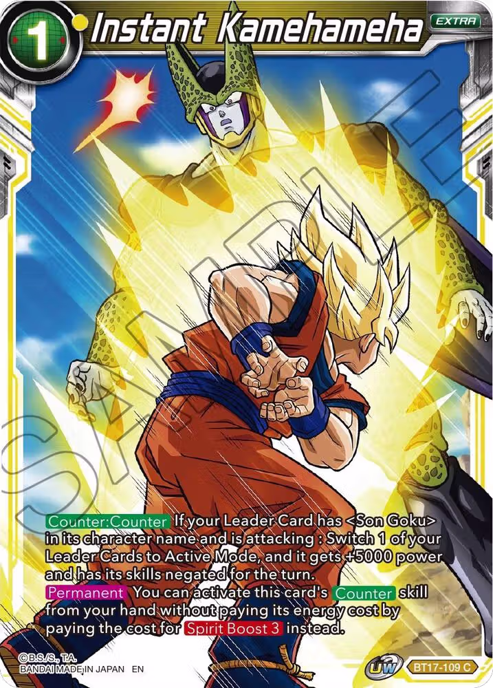 Instant Kamehameha (BT17-109), Ultimate Squad — DB Super card price