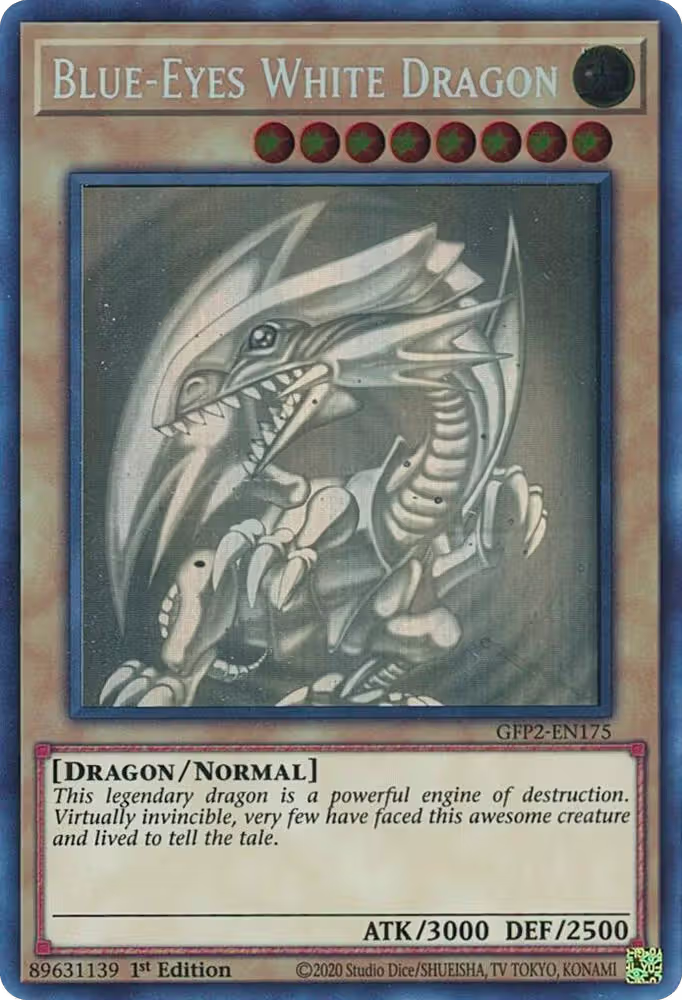 Blue-Eyes White Dragon (Ghost Rare) (GFP2-EN175), Ghosts From the Past: The 2nd Haunting — Yu-Gi-Oh! card price