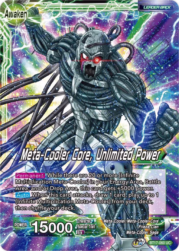 Meta-Cooler // Meta-Cooler Core, Unlimited Power (BT17-060), Ultimate Squad — DB Super card price