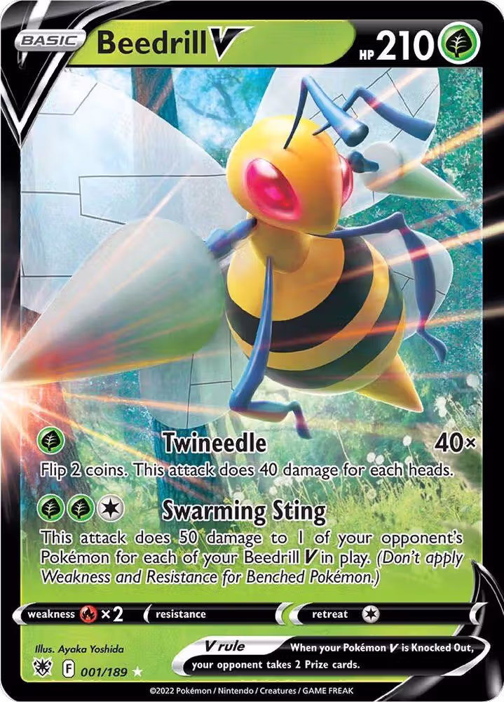 Beedrill V (001/189), Astral Radiance — Pokémon card price