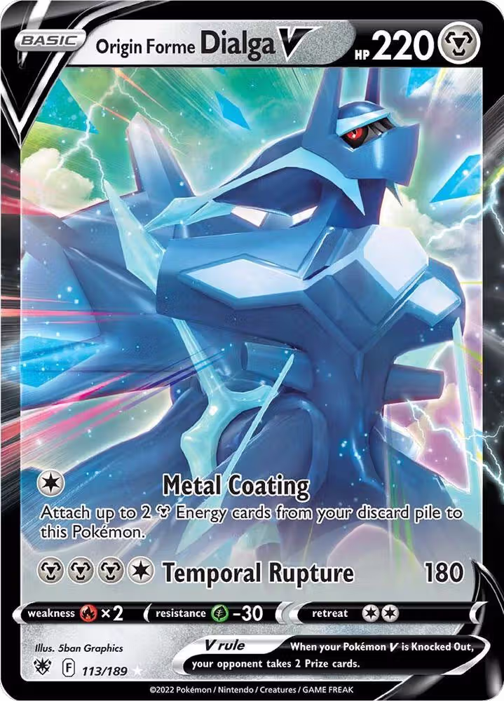 Origin Forme Dialga V (113/189), Astral Radiance — Pokémon card price