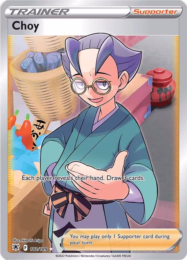 Choy (Full Art) (182/189), Astral Radiance — Pokémon card price