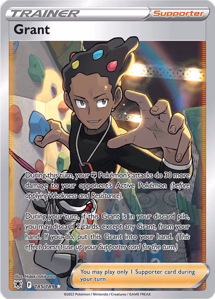 Grant (Full Art) (185/189), Astral Radiance — Pokémon card price