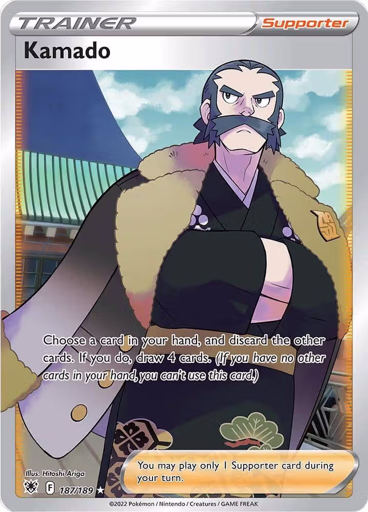 Kamado (Full Art) (187/189), Astral Radiance — Pokémon card price