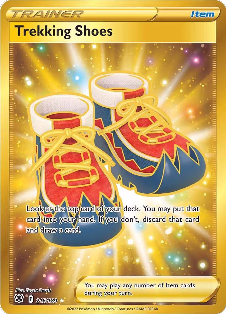 Trekking Shoes (Secret) (215/189), Astral Radiance — Pokémon card price