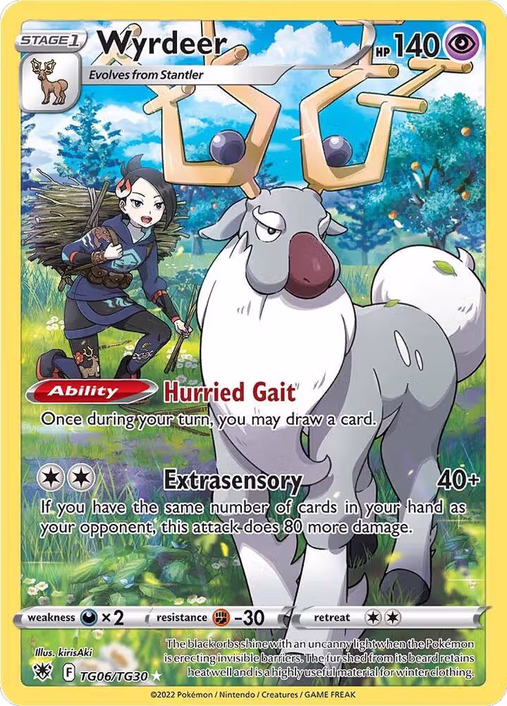 Wyrdeer (TG06/TG30), Astral Radiance Trainer Gallery — Pokémon card price