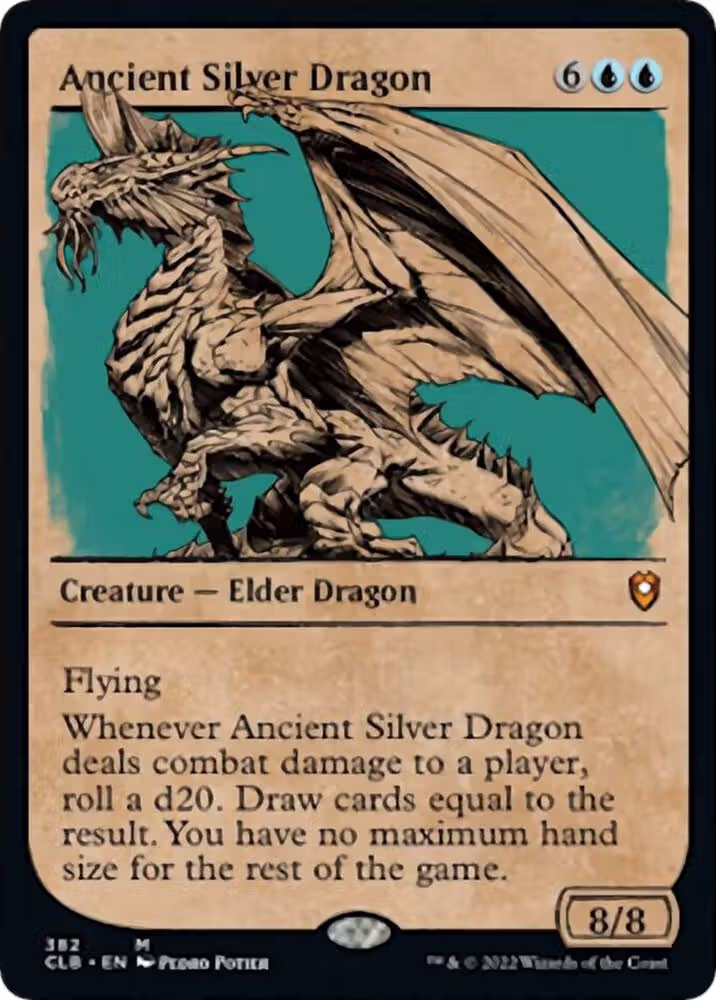 Ancient Silver Dragon (Showcase) (382), Commander Legends: Battle for Baldur's Gate — Magic card price