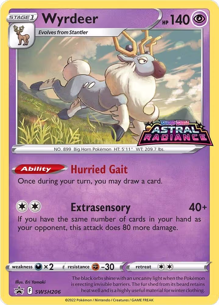 Wyrdeer - SWSH206 (SWSH206), Sword & Shield Promo Cards — Pokémon card price
