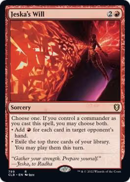 Jeska's Will (799), Commander Legends: Battle for Baldur's Gate — Magic card price