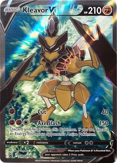 Kleavor V (Full Art) - SWSH248 (SWSH248), Sword & Shield Promo Cards — Pokémon card price