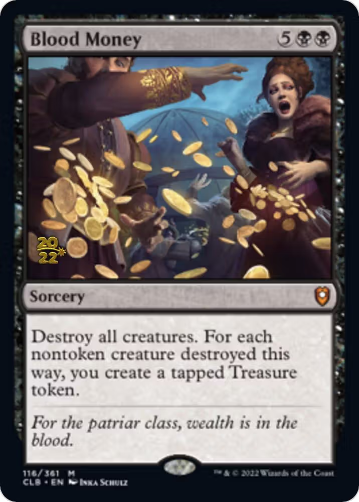 Blood Money (116), Prerelease Cards — Magic card price