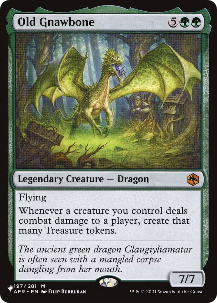 Old Gnawbone (197/281), The List Reprints — Magic card price