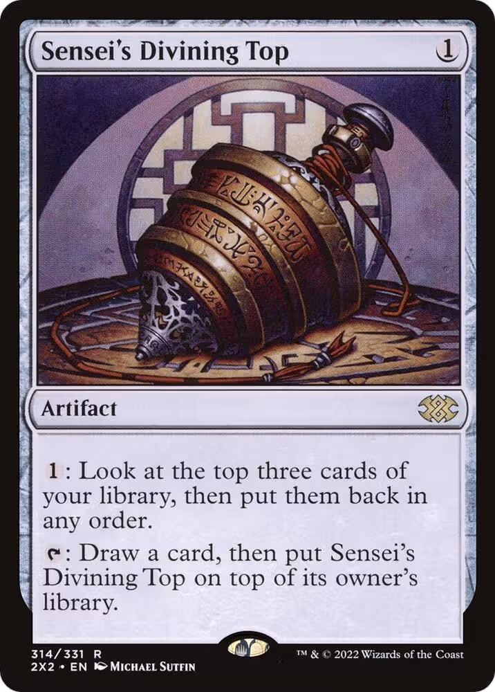 Sensei's Divining Top (314), Double Masters 2022 — Magic card price