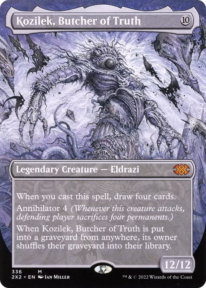 Kozilek, Butcher of Truth (Borderless) (336), Double Masters 2022 — Magic card price