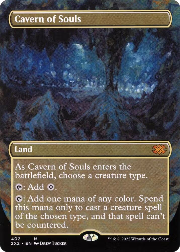 Cavern of Souls (Borderless) (402), Double Masters 2022 — Magic card price