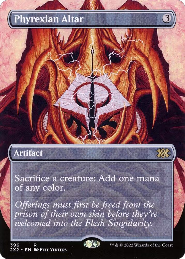 Phyrexian Altar (Borderless) (396), Double Masters 2022 — Magic card price