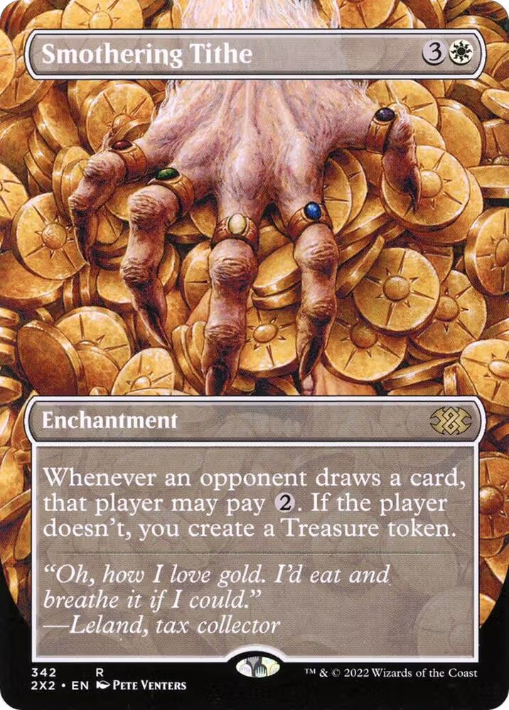 Smothering Tithe (Borderless) (342), Double Masters 2022 — Magic card price
