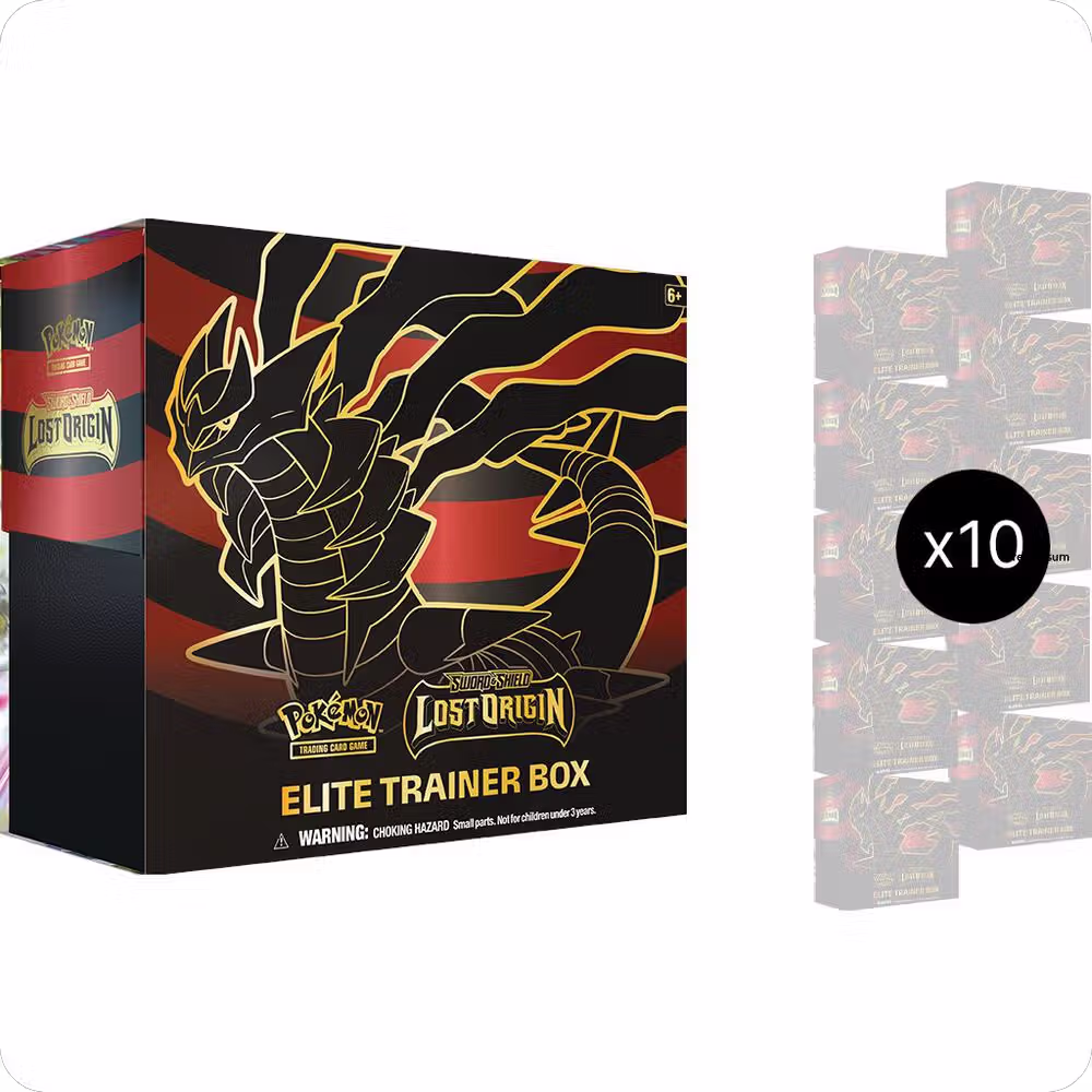 Lost Origin Elite Trainer Box Case, Lost Origin — Pokémon sealed product price