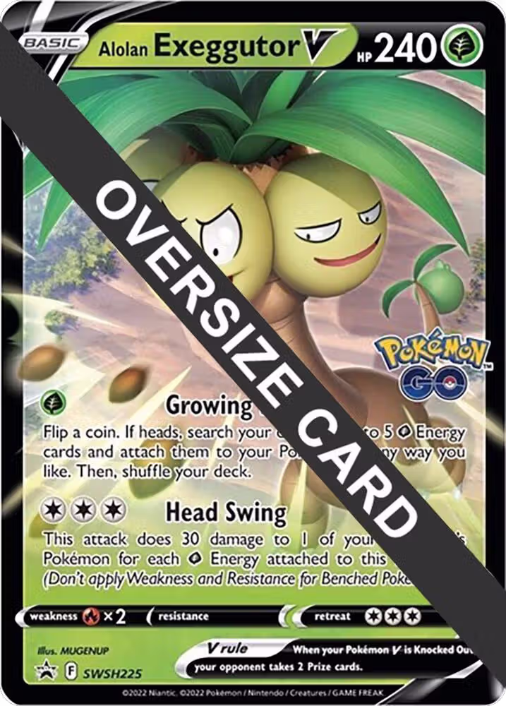 Alolan Exeggutor V - SWSH225 (SWSH225), Jumbo Cards — Pokémon card price