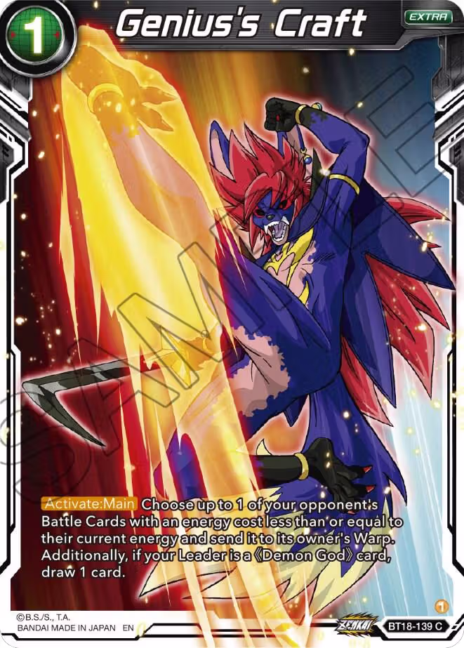Genius's Craft (BT18-139), Dawn of the Z-Legends — DB Super card price
