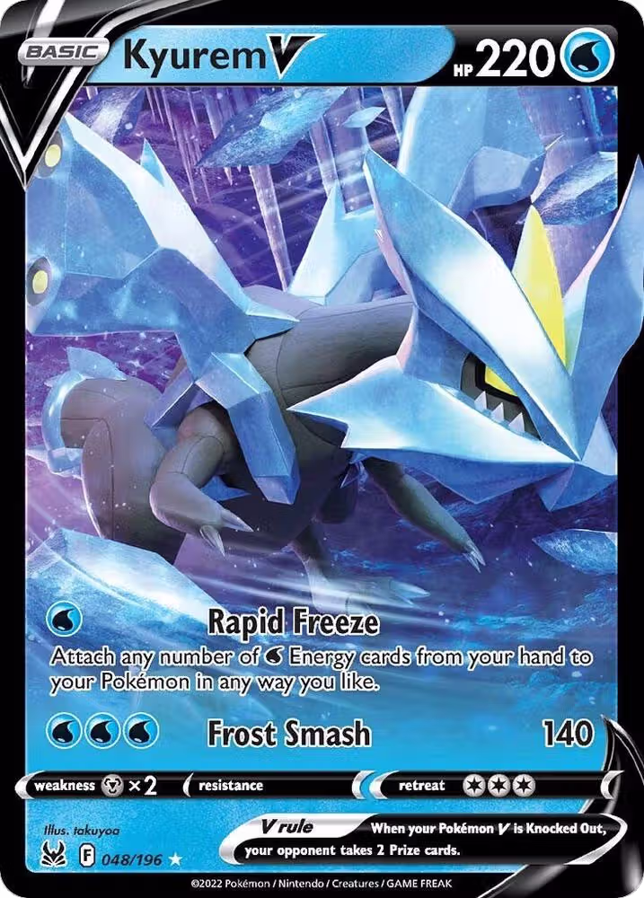 Kyurem V (048/196), Lost Origin — Pokémon card price
